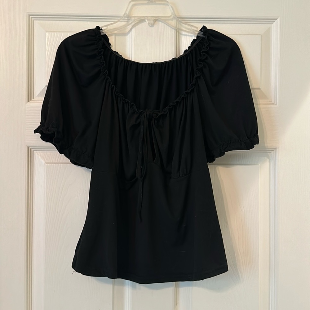 SHEIN black blouse